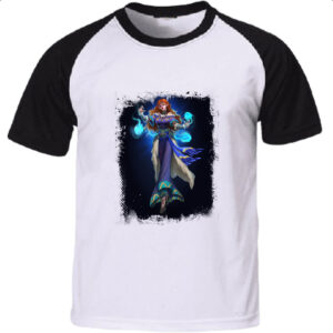 Camiseta Raglan Empires and Puzzles Heroi Esme