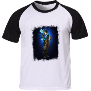 Camiseta Raglan Empires and Puzzles Heroi Finley