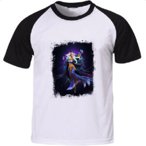 Camiseta Raglan Empires and Puzzles Heroi Freya