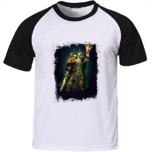 Camiseta Raglan Empires and Puzzles Heroi Heimdall