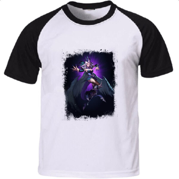 Camiseta Raglan Empires and Puzzles Heroi Hel