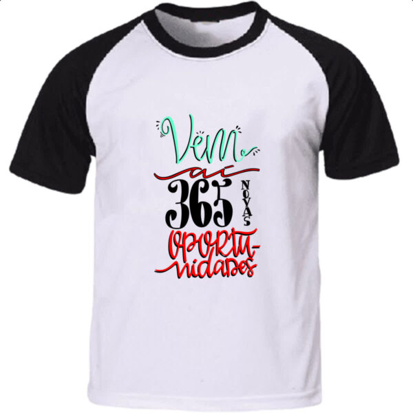 Camiseta Raglan 365 oportunidade