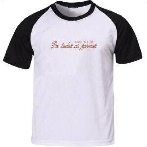 Camiseta Raglan Ame de todas as formas
