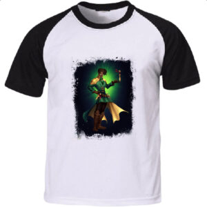 Camiseta Raglan Empires and Puzzles Heroi Kingston