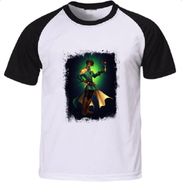 Camiseta Raglan Empires and Puzzles Heroi Kingston