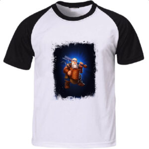 Camiseta Raglan Empires and Puzzles Heroi Kiril Traje 2