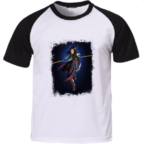 Camiseta Raglan Empires and Puzzles Heroi Lorde Loki