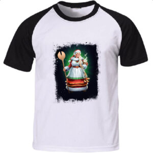 Camiseta Raglan Empires and Puzzles Heroi Mae do Norte