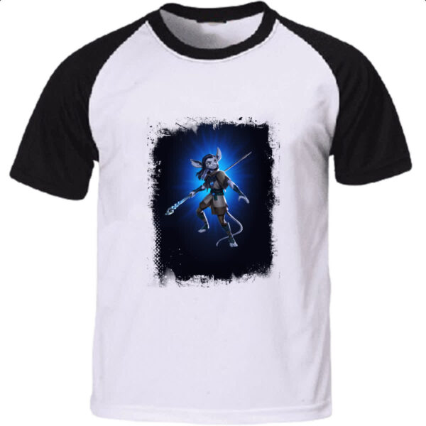 Camiseta Raglan Empires and Puzzles Heroi Morel