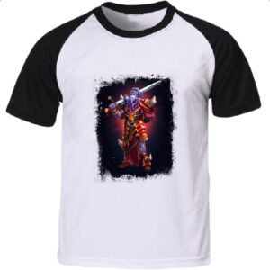 Camiseta Raglan Empires and Puzzles Heroi Octros