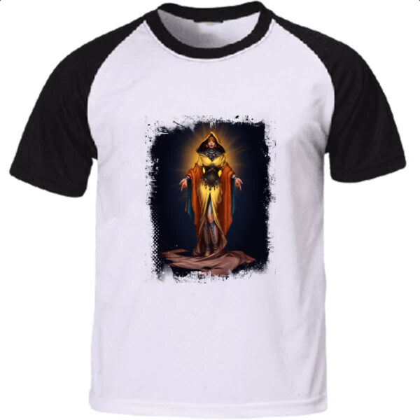 Camiseta Raglan Empires and Puzzles Heroi Onatel