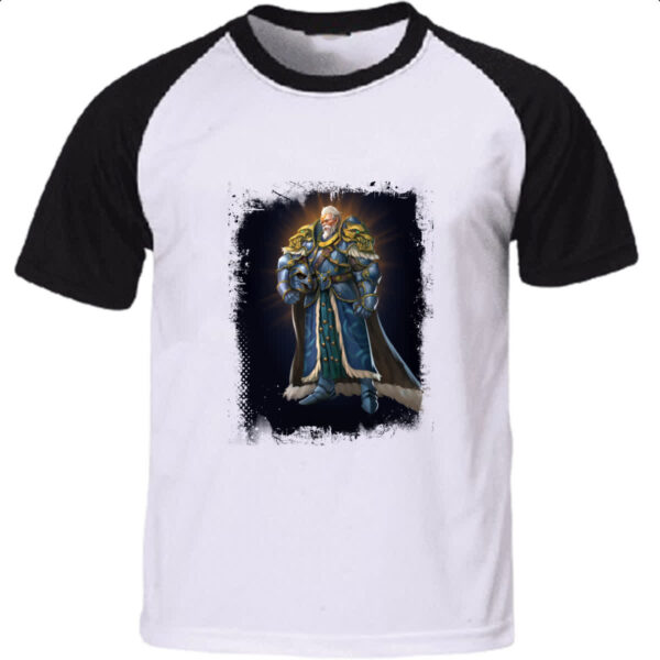 Camiseta Raglan Empires and Puzzles Heroi Wolfgang