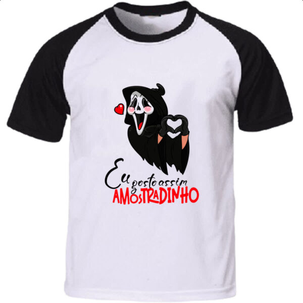 Camiseta Raglan Amostradinho eu gosto assim