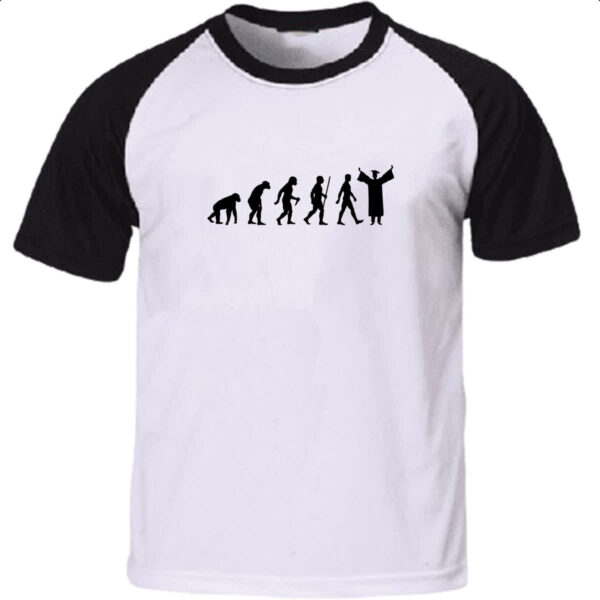 Camiseta Raglan Evolucao universitario