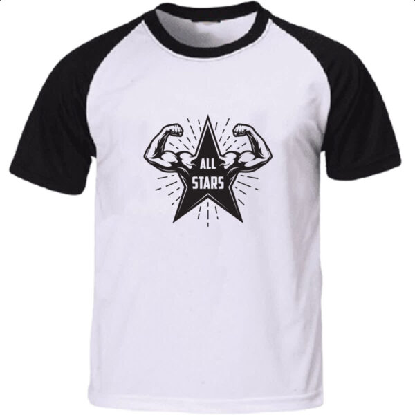 Camiseta Raglan Estrela maromba