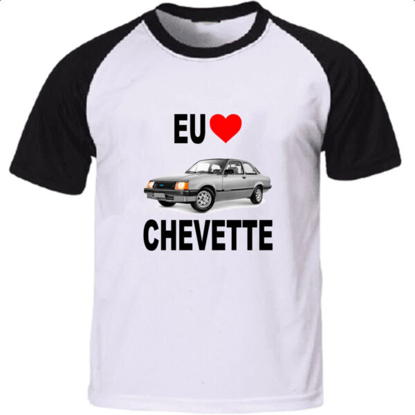 Camiseta Raglan Eu amo Chevette
