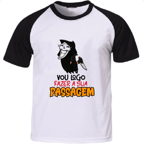 Camiseta Raglan Amostradinho vou fazer sua passagem