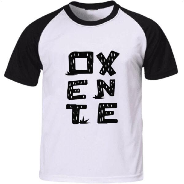 Camiseta Raglan Eu amo meu oxente