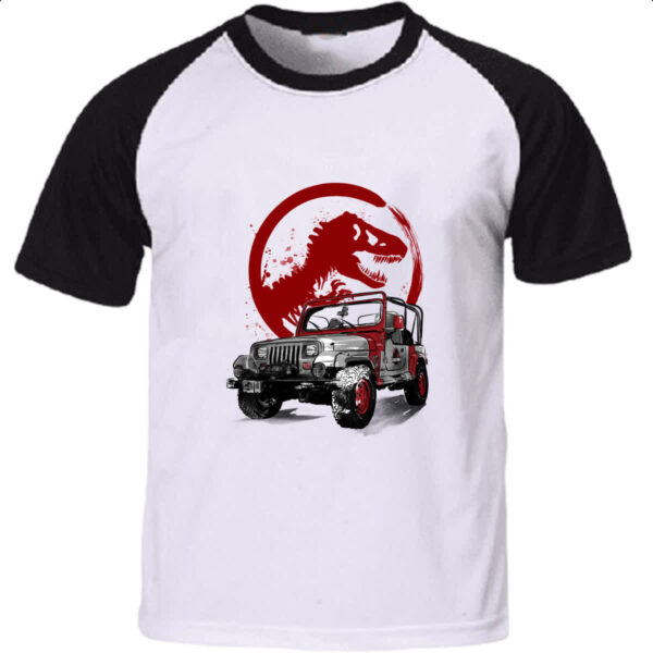 Camiseta Raglan JeepWrangler Jurassic Park