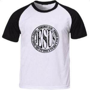 Camiseta Raglan Jesus Romanos 11-36