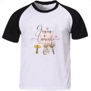 Camiseta Raglan Jesus e o caminho