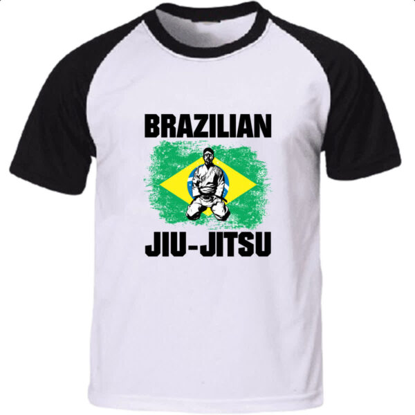 Camiseta Raglan Jiu-Jitsu Brasil