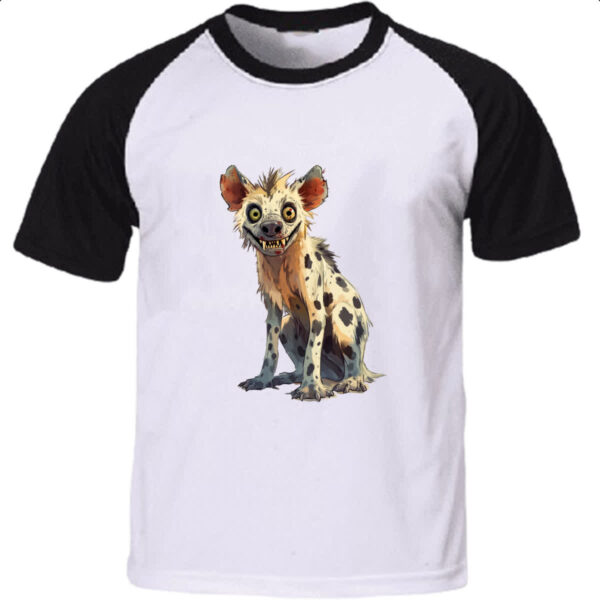 Camiseta Raglan Zumbi Hiena