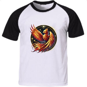 Camiseta Raglan Fenix circulo estelar