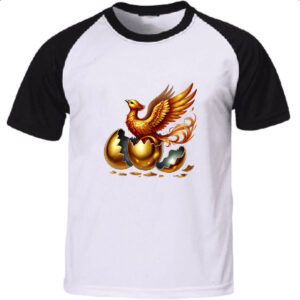 Camiseta Raglan Fenix nascendo