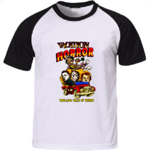 Camiseta Raglan Ferias do horror