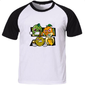 Camiseta Raglan Frutas raivosas