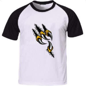 Camiseta Raglan Garras de aguia rasgando