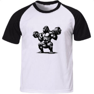Camiseta Raglan Gorila maromba