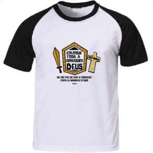 Camiseta Raglan Gospel Efesio 6.11