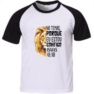 Camiseta Raglan Gospel Isaias 41.10