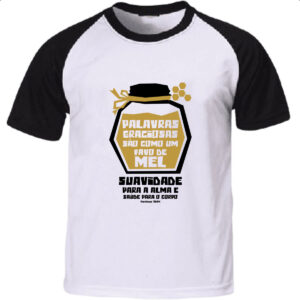 Camiseta Raglan Gospel Proverbios 16.24