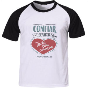 Camiseta Raglan Gospel Proverbios 3.6
