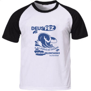 Camiseta Raglan Gospel Salmos 107.29