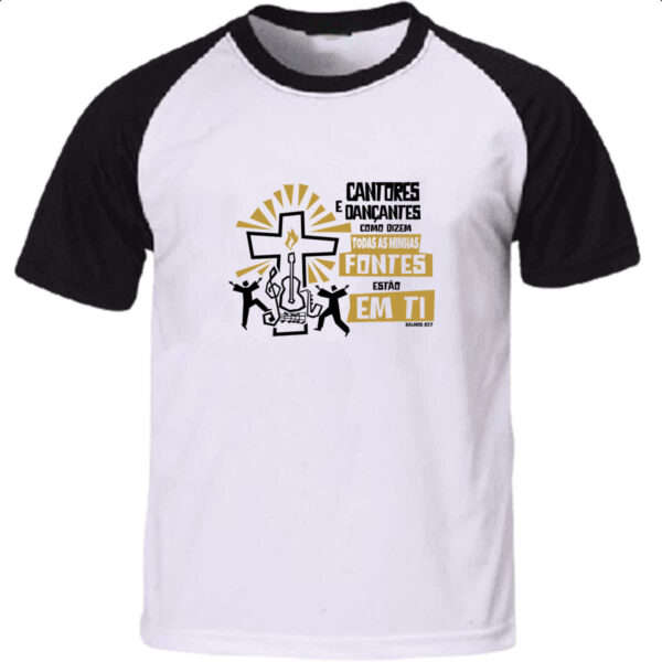 Camiseta Raglan Gospel Salmos 87.7