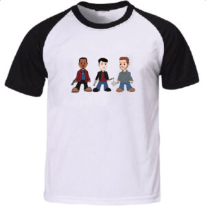 Camiseta Raglan Grimm Hank Nick Monroe