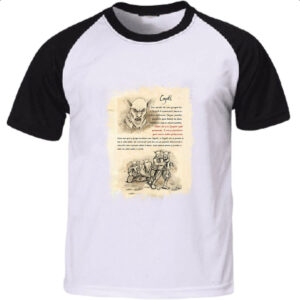 Camiseta Raglan Grimm Livro Coyotl