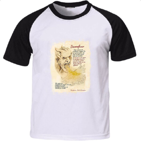 Camiseta Raglan Grimm Livro Daemonfewer
