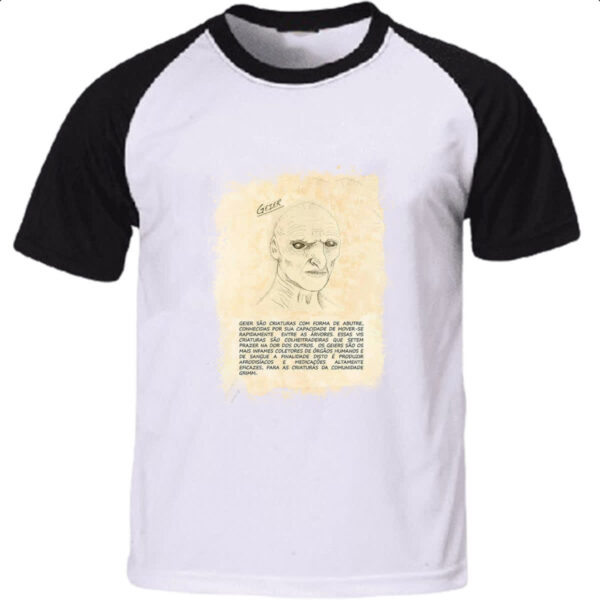 Camiseta Raglan Grimm Livro Geier