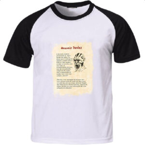 Camiseta Raglan Grimm Livro Mauvais Dentes