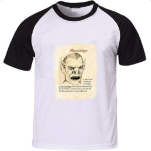 Camiseta Raglan Grimm Livro Murcielago