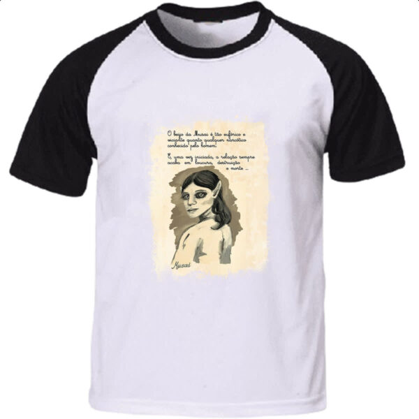 Camiseta Raglan Grimm Livro Musai