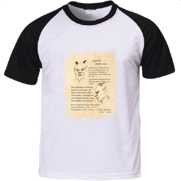 Camiseta Raglan Grimm Livro Ziegevolk