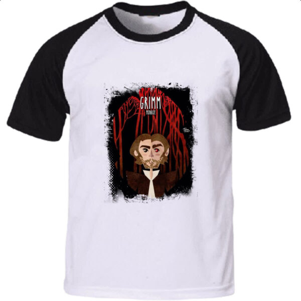 Camiseta Raglan Grimm Monroe Arte