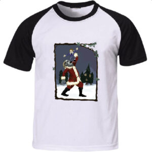 Camiseta Raglan Grimm Monroe Book Krampus