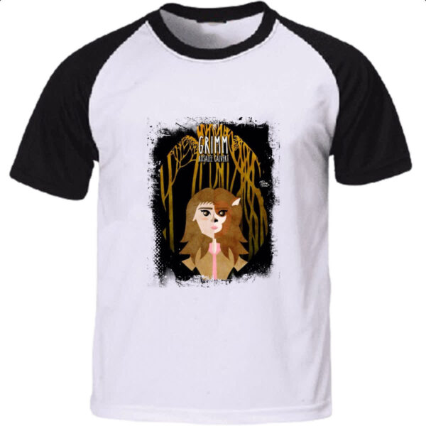 Camiseta Raglan Grimm Rosalee Calvert Arte